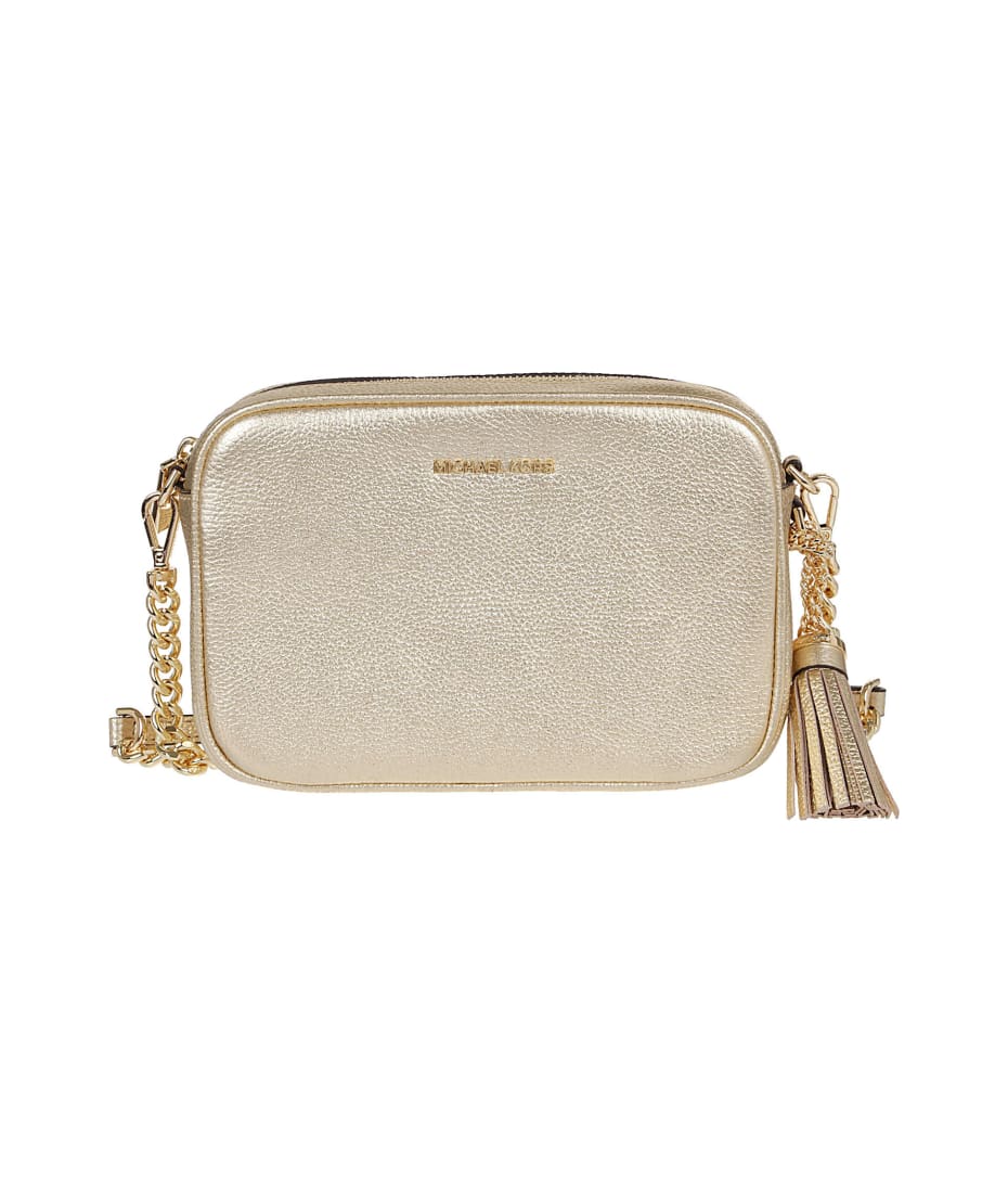 Michael Michael Kors Ginny Medium Camera Bag Pale Gold