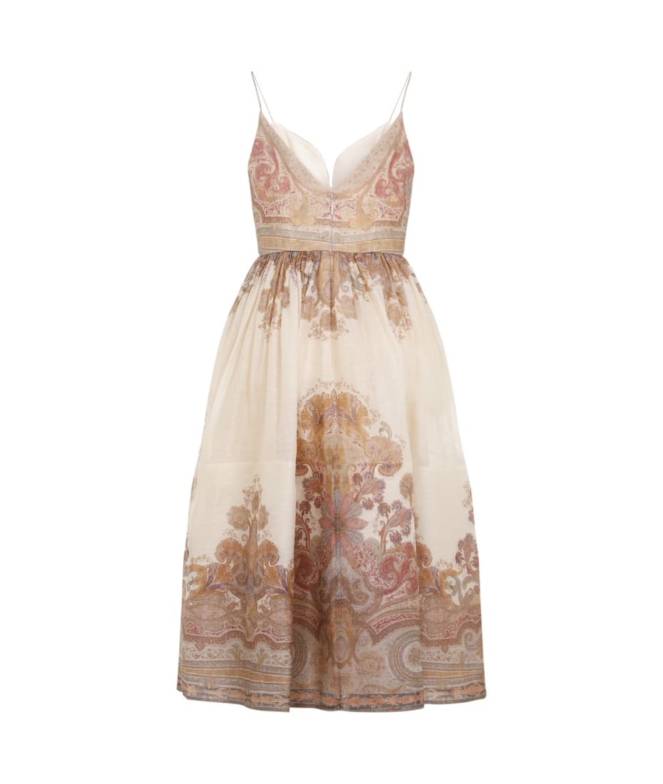 Zimmermann Illustration Draped Midi Dress | italist, ALWAYS LIKE A SALE