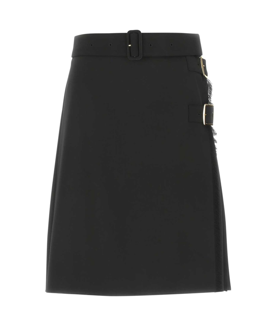スカート BURBERRY Black Stretch Polyester Blend Skirt Burberry Black Stretch Polyester Blend Skirt | italist