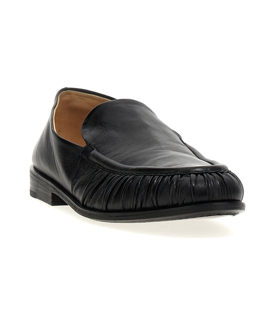 【関税込み】Marsell ブラック Mocassino スリッポン Marsèll: ブラック Mocassino スリッポン | SSENSE 日本