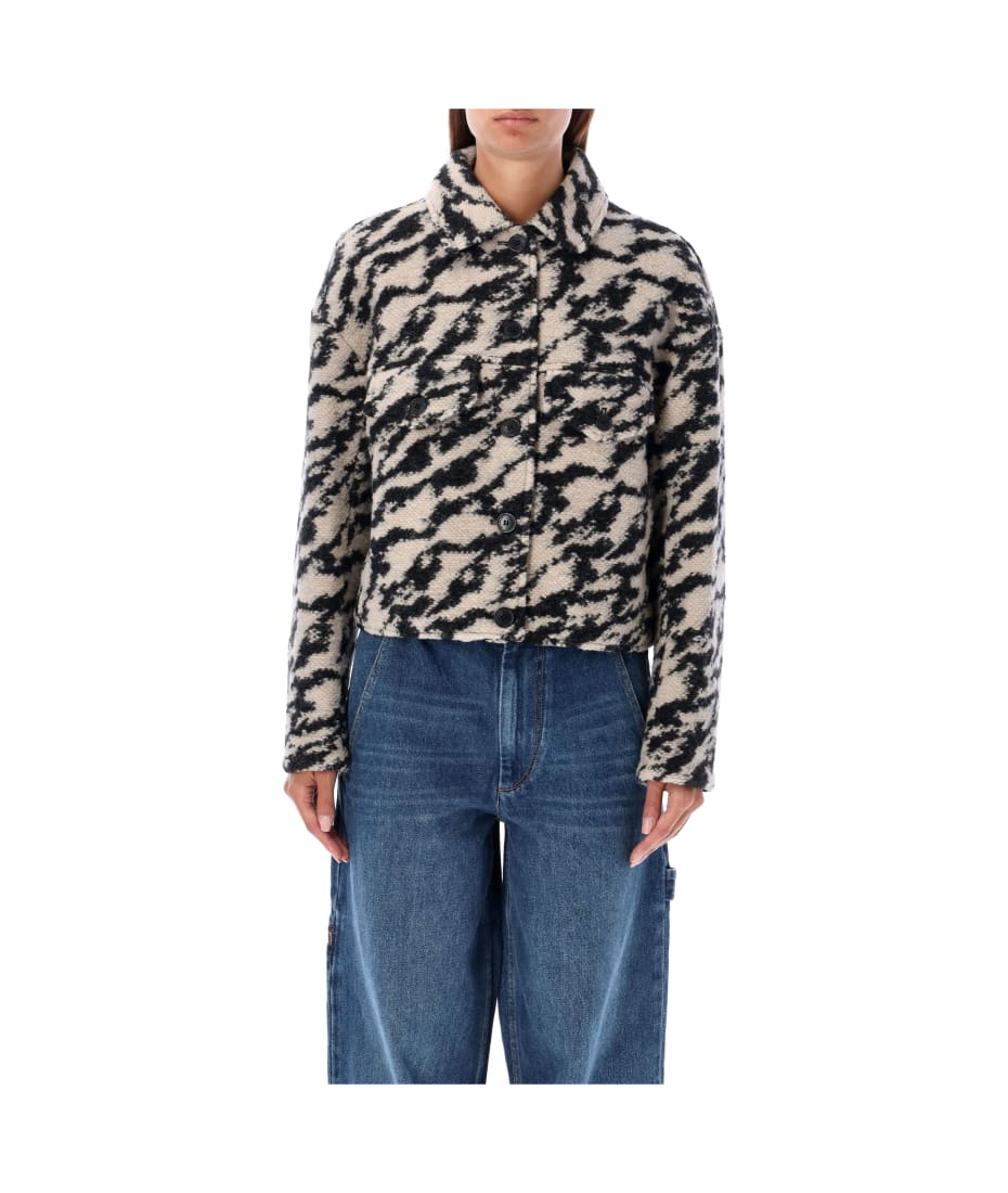 【送料&関税込】Marant Atoile Ferida Jacket Fuchsia Ferida textured wool-blend coat | MARANT ÉTOILE