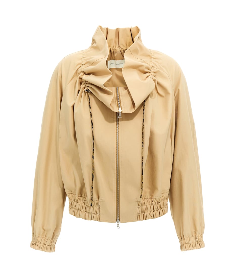 【Dries Van Noten】 Voly Jacket ベージュ Dries Van Noten Voly Jacket Beige
