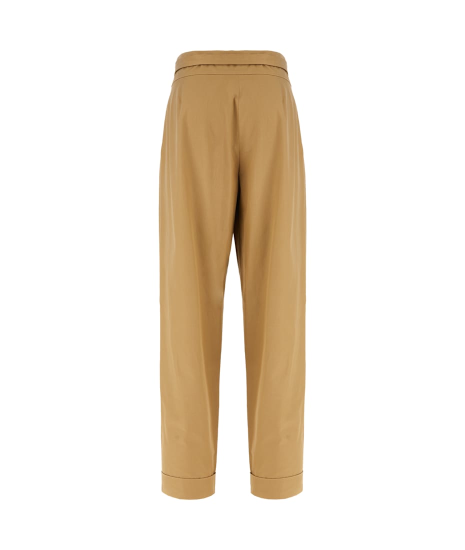 Saint Laurent Beige Cotton Pants ボトムス 通販 | italist