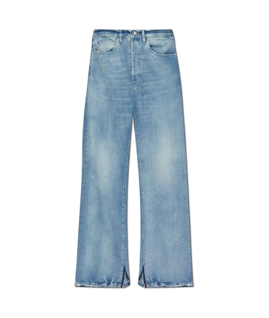 デニム・ジーパン Maison Margiela Buckle jeans Maison Margiela Blue washed-effect jeans with buckle