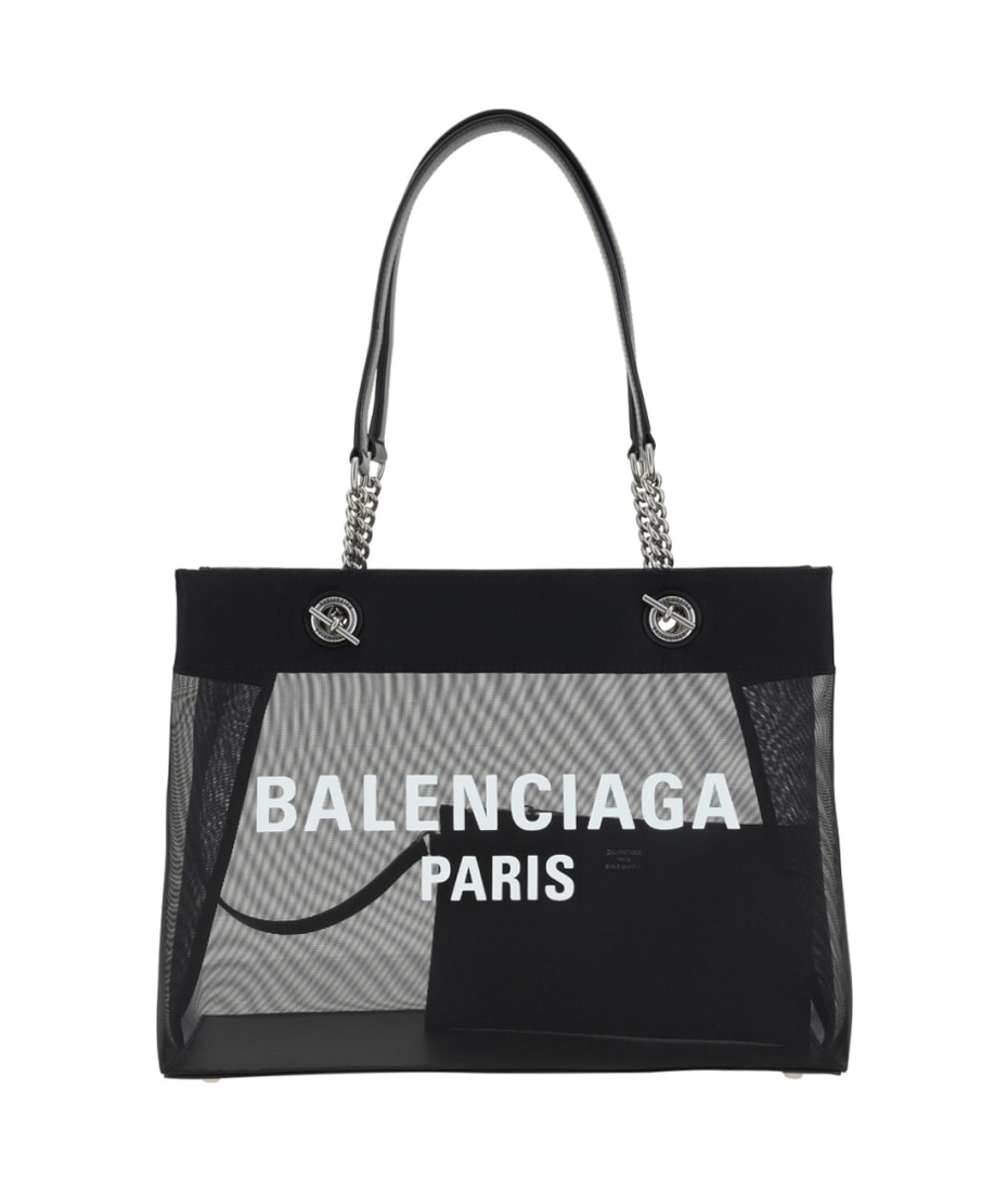 【BALENZIAGA】 Duty Free large mesh tote メッシュトート Balenciaga Duty Free Large Mesh Tote Bag In White | ModeSens