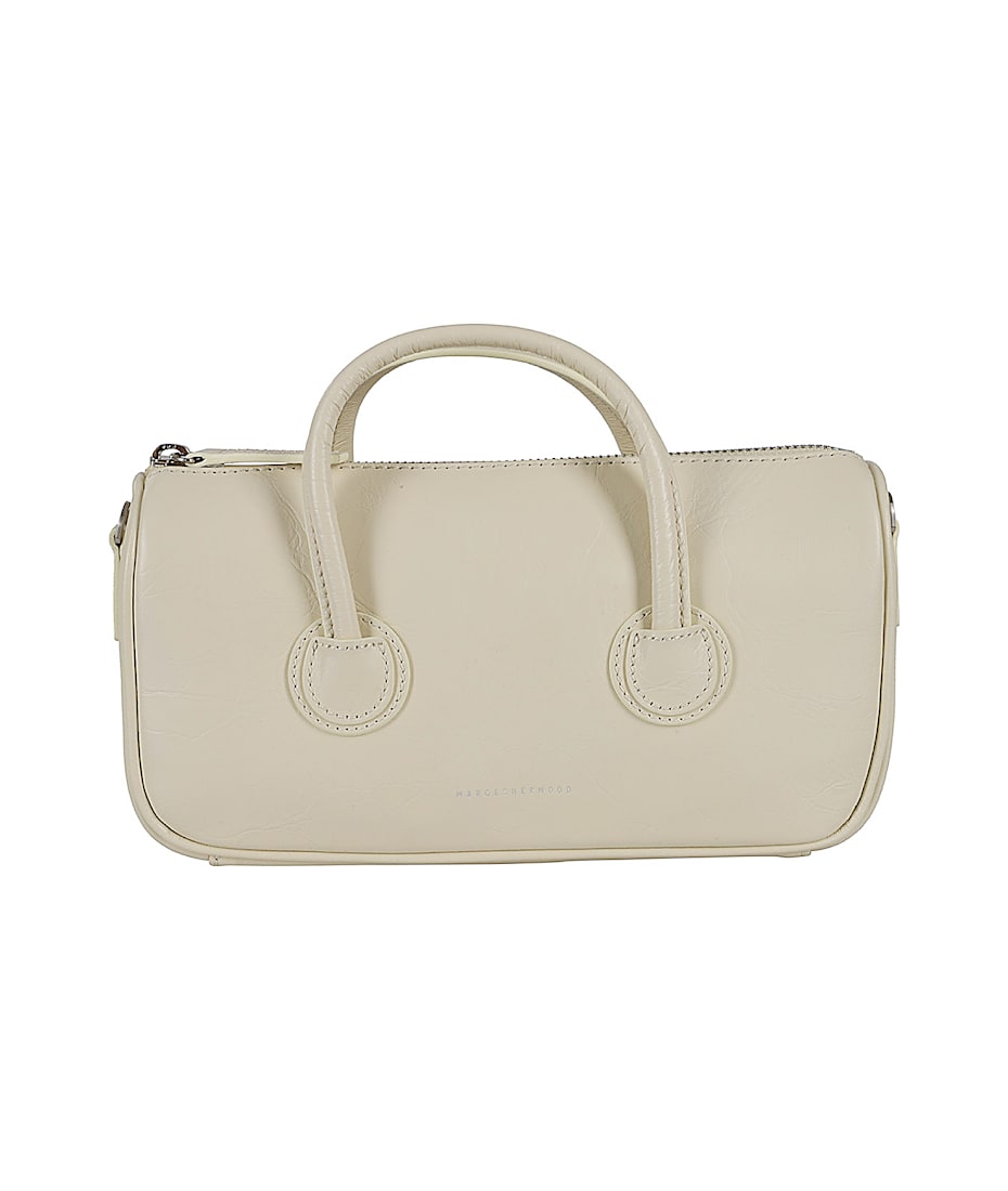 ☆MARGE SHERWOOD☆ ZIPPER SMALLllic grey foiled plain Marge Sherwood Outpocket Hobo Mini | Hills Dry Goods