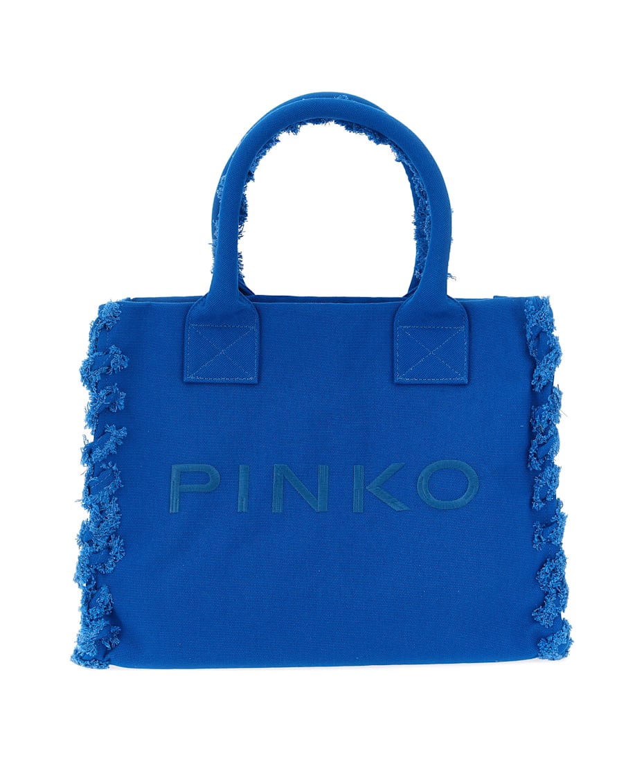 トートバッグ PINKO Medium 'Beach' shopping bag Green Pinko Medium 'beach' Shopping Bag | italist