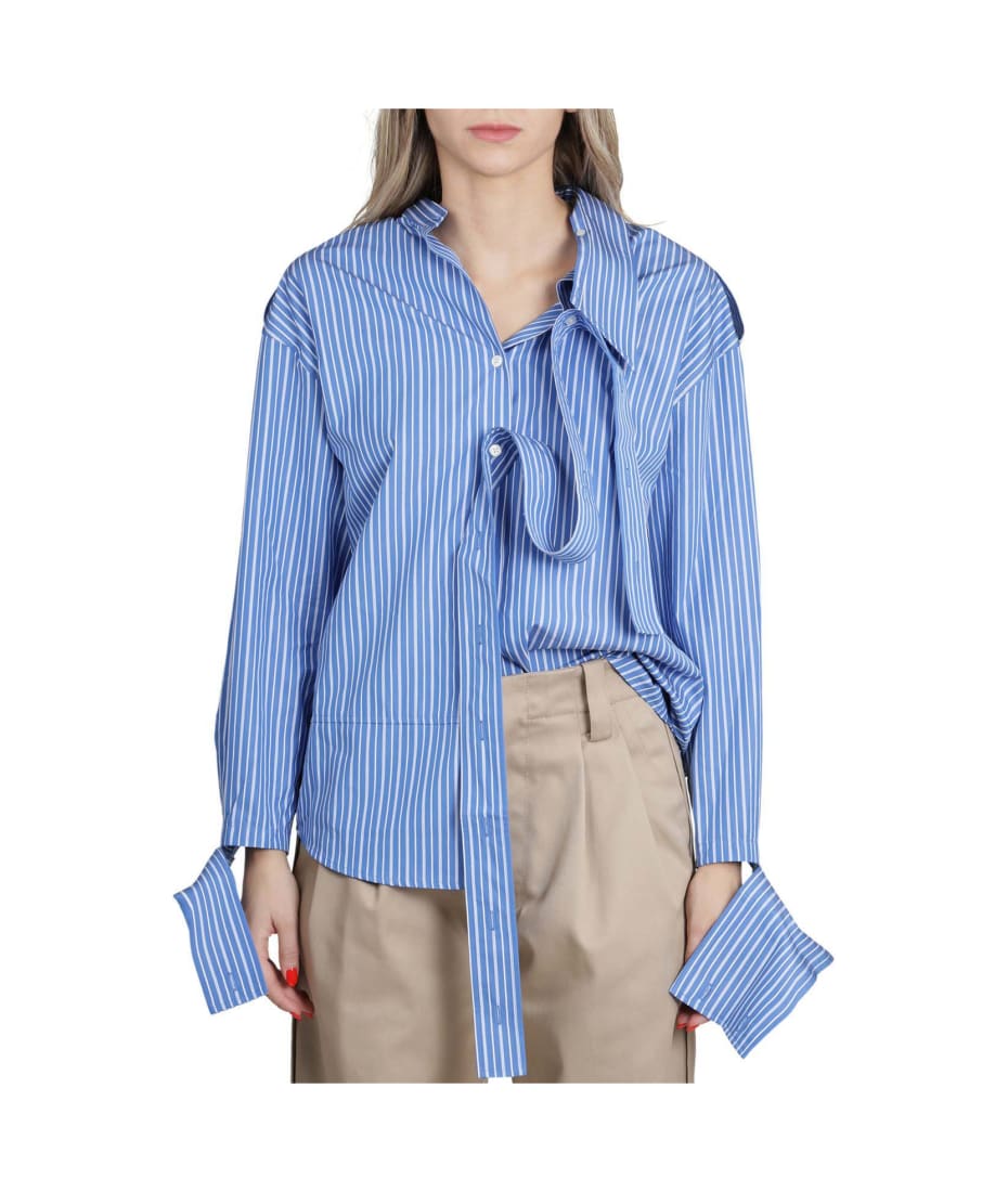 Meryll Rogge Blue And White Shirt | italist