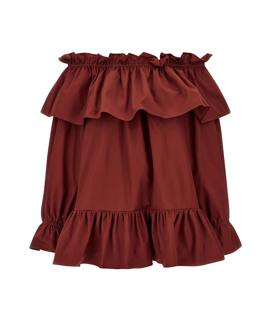 ワンピース Saint Laurent Flounces mini dress Saint Laurent Flounces Mini Dress | italist
