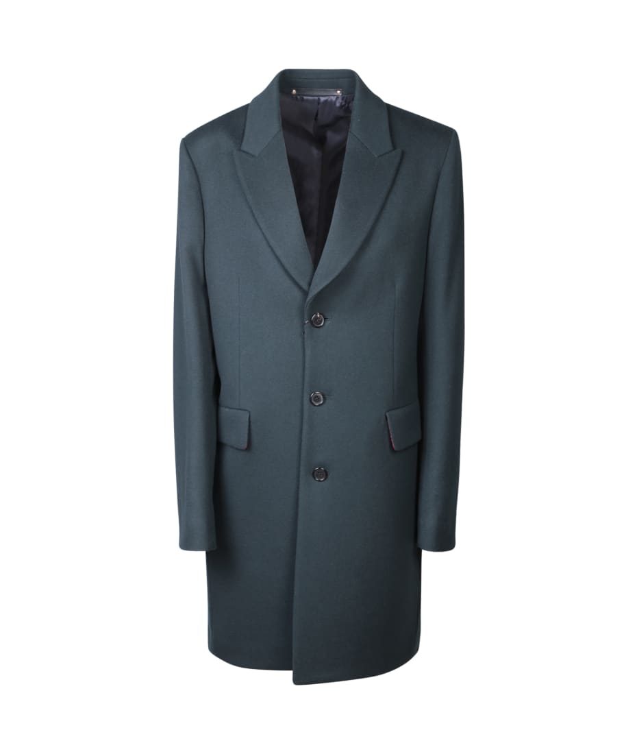 Paul Smith Oversize Dark Green Coat | italist