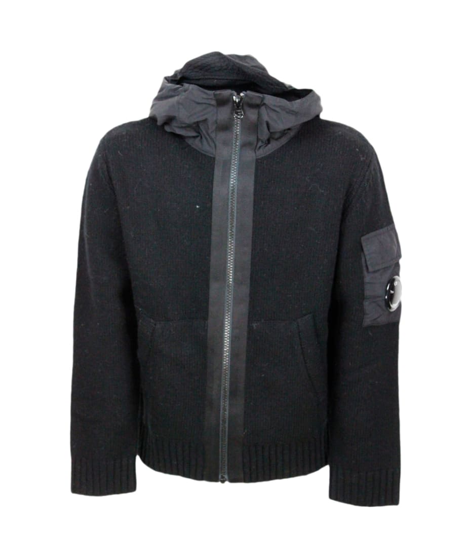 Cp company discount zip nylon sweatshirt