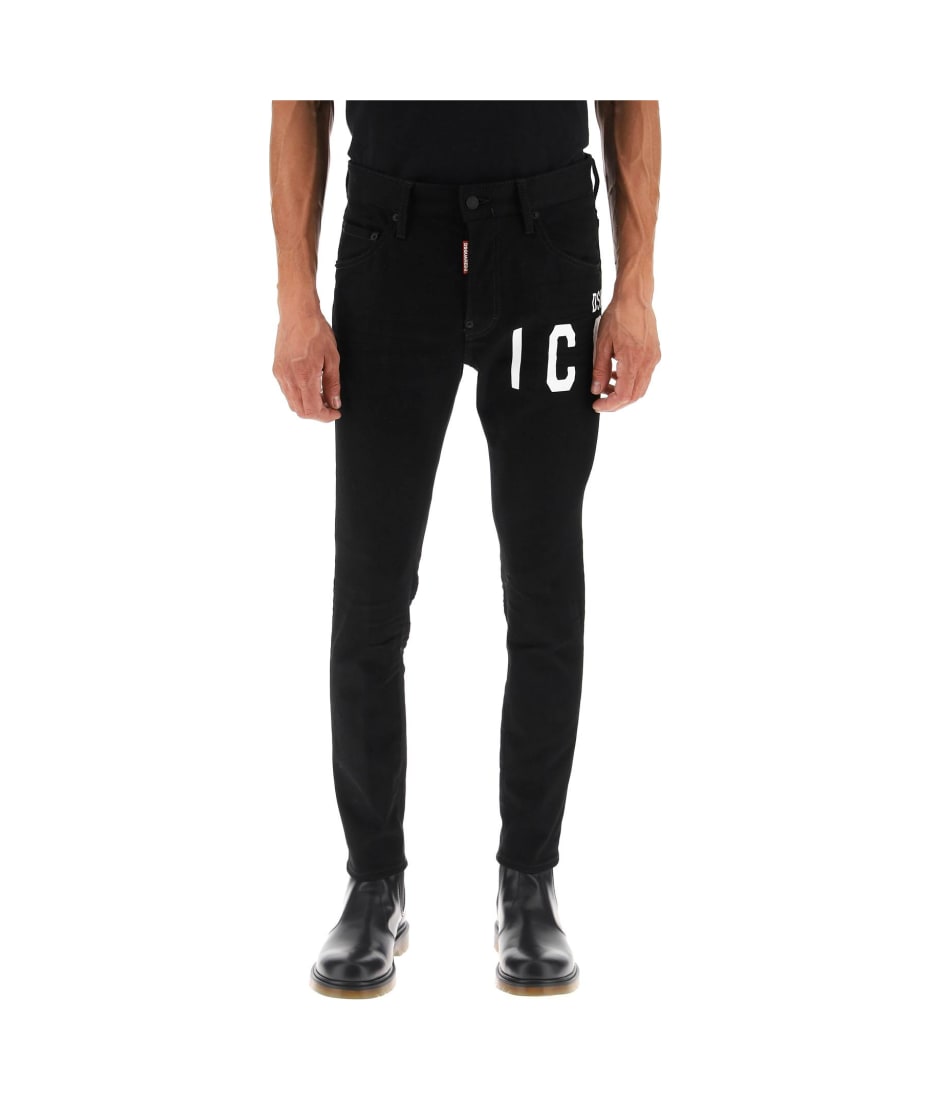 Dsquared2 Black Bull Wash 'icon' Skater Jeans | italist, ALWAYS