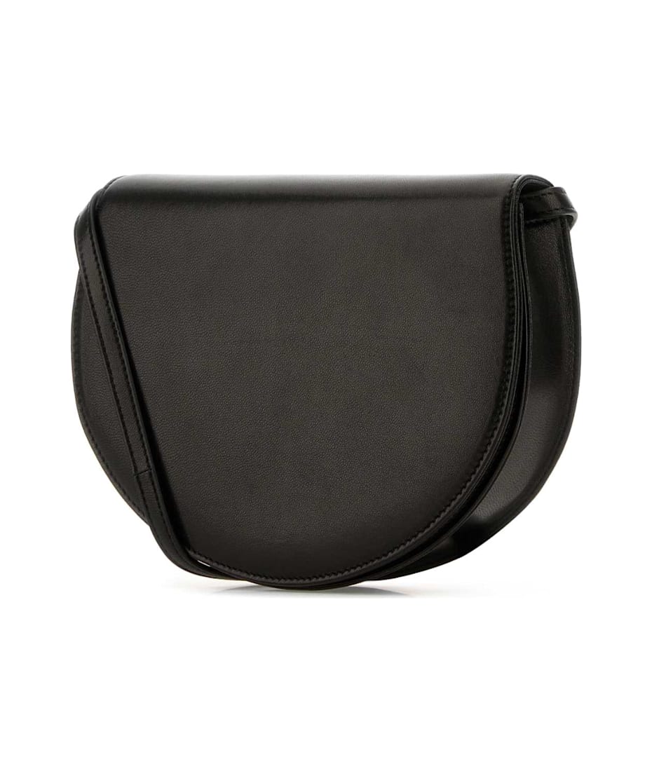 【関税&送料込】The Row Black Leather Canteen Shoulder Bag The Row Black Leather Canteen Shoulder Bag | italist, ALWAYS