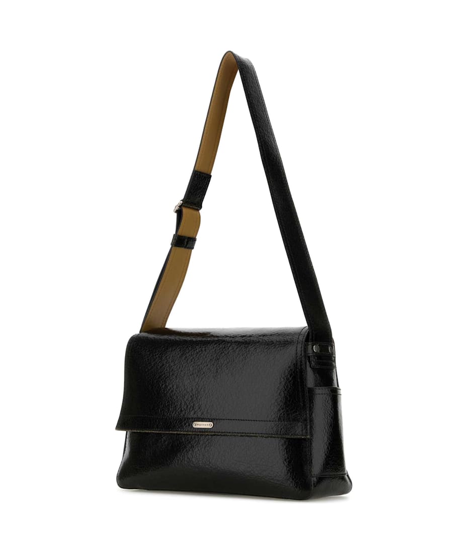 ショルダーバッグ alexander mcqueen Black leather The Slouch crossbody bag Alexander McQueen Black Leather The Slouch Crossbody Bag