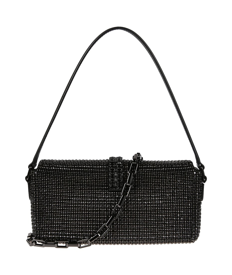 【送料&関税込】self-portrait Rhinestone Chainmail Baguette Self-Portrait Rhinestone chainmail baguette bag | The