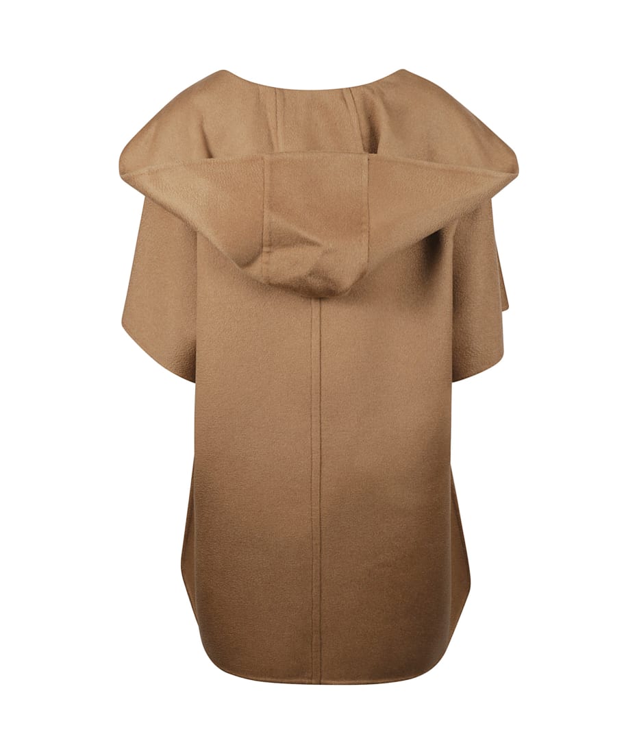 【Max Mara】AW24 ポケット付きキャメル「Dorico」コート Max Mara Dorico Cape | italist