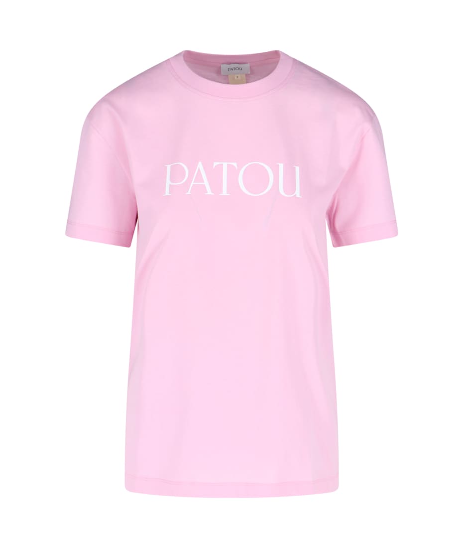 Tシャツ・カットソー PATOU SS24 T-SHIRT WITH LOGO (JE032_9999218O) Patou | Patou logo t-shirt in organic cotton