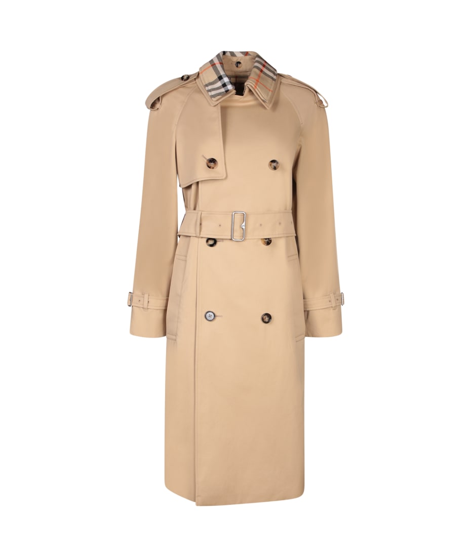 トレンチコート Burberry SS25 Beige cotton trench coat (8094940 B8626) Burberry Beige Cotton Trench | italist