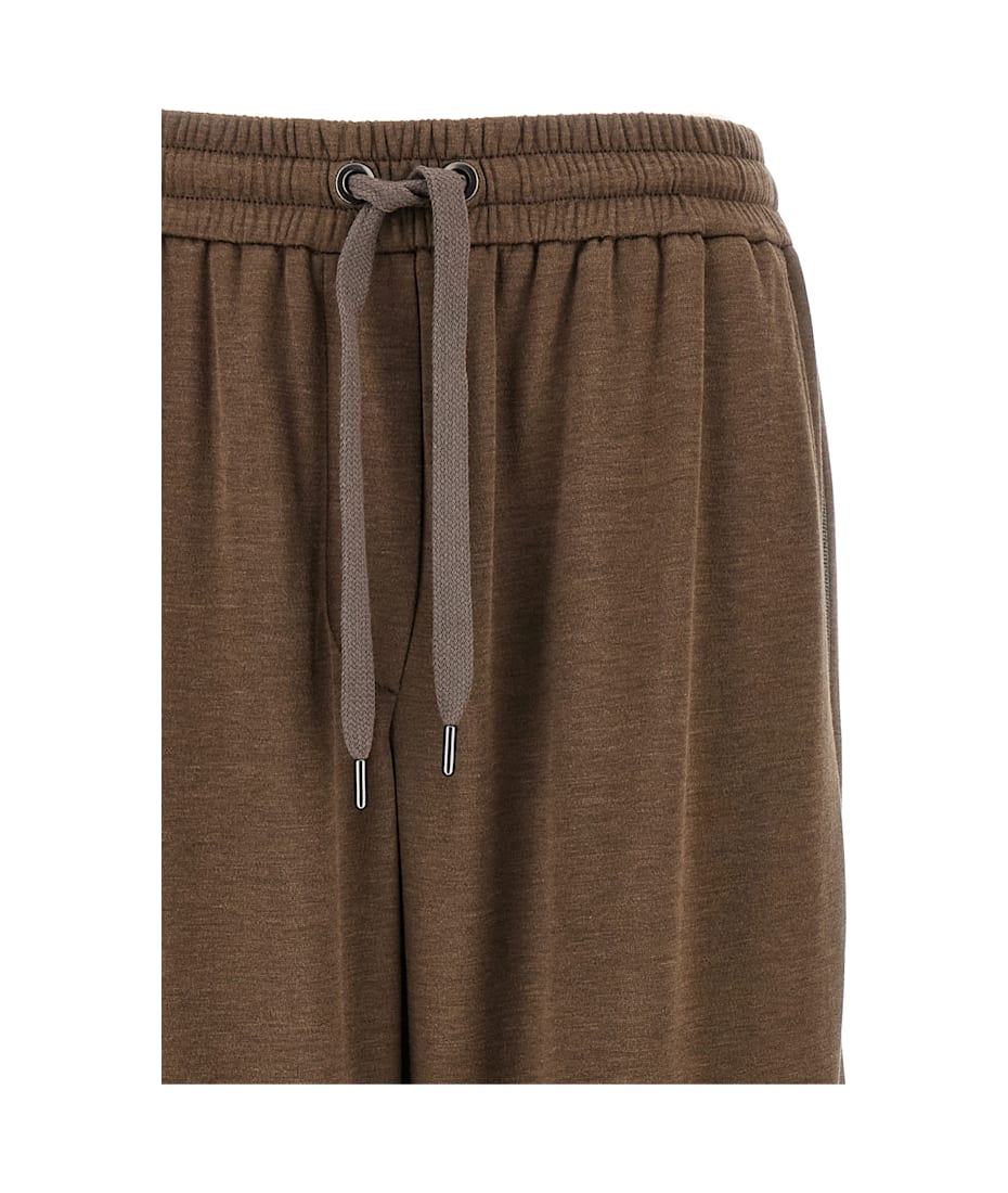 パンツ Brunello Cucinelli Shiny Trims' Joggers Brunello cucinelli 'shiny trims' joggers available on julian