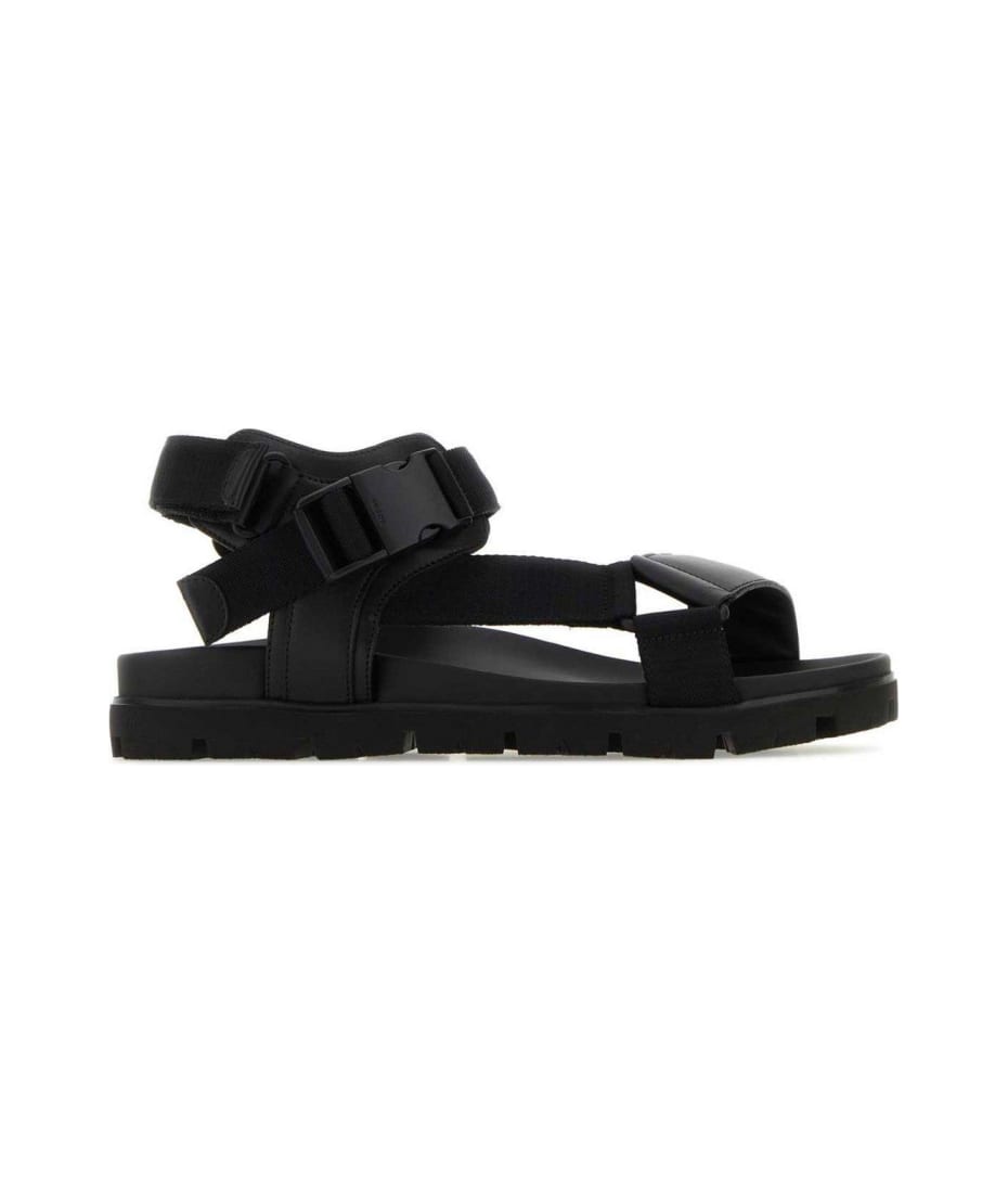 Prada sales buckle sandals