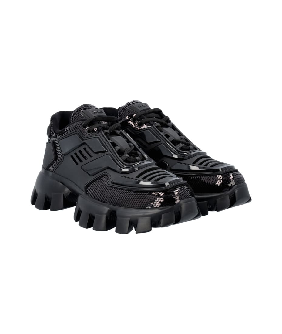 Prada Cloudbust Thunder Sequin Sneakers | italist