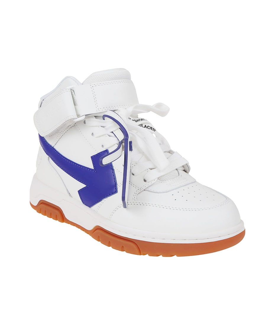 Out Of Office Mid Top Lea in white