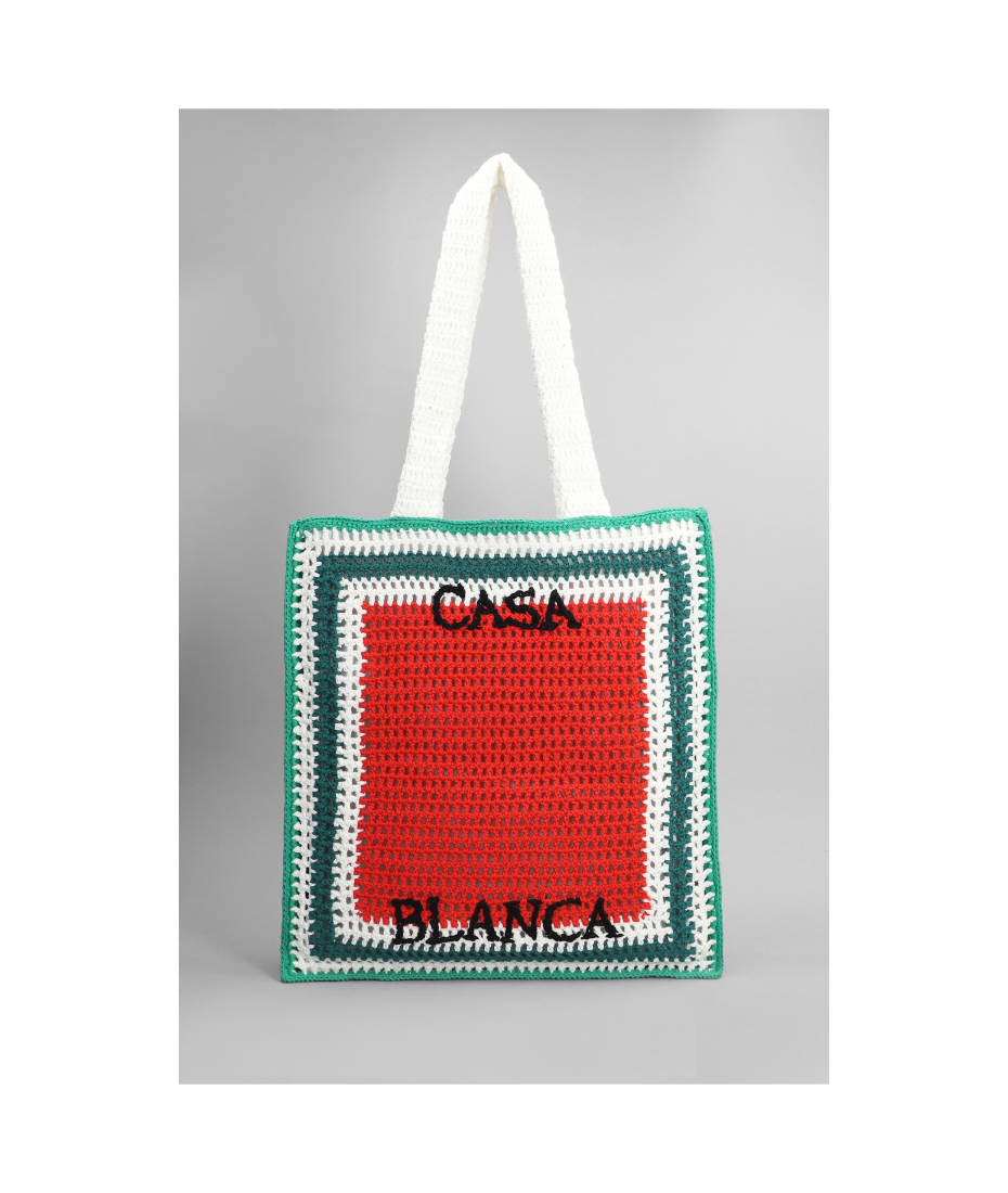 トートバッグ CASABLANCA Woman Tote bags Multicolor AS25BAG122 01 Casablanca Multicolor Wave Tote Casablanca