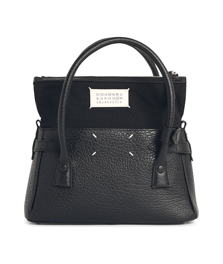 Maison Margiela 'east West' Black Leather Bag | italist