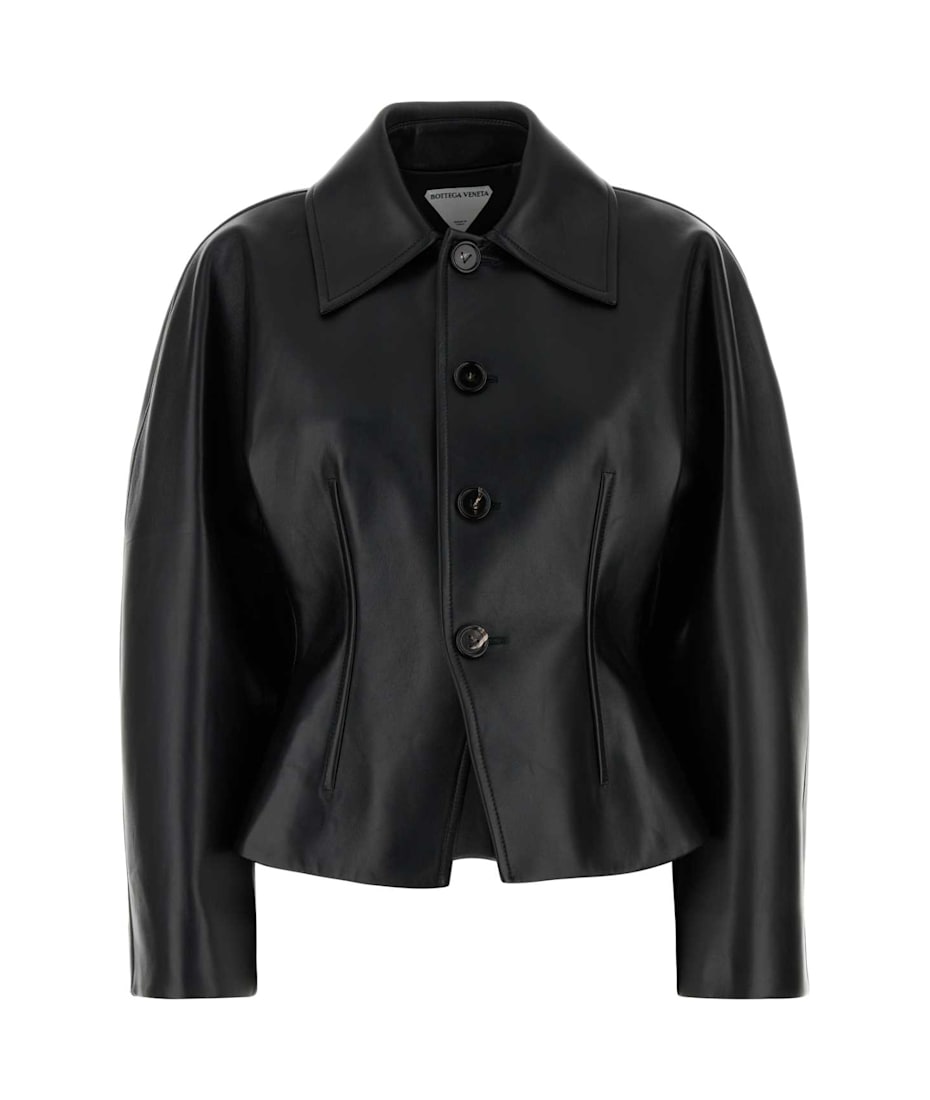 レザージャケット・コート Bottega Veneta Black Leather Jacket Bottega Veneta Black Leather Jacket | italist