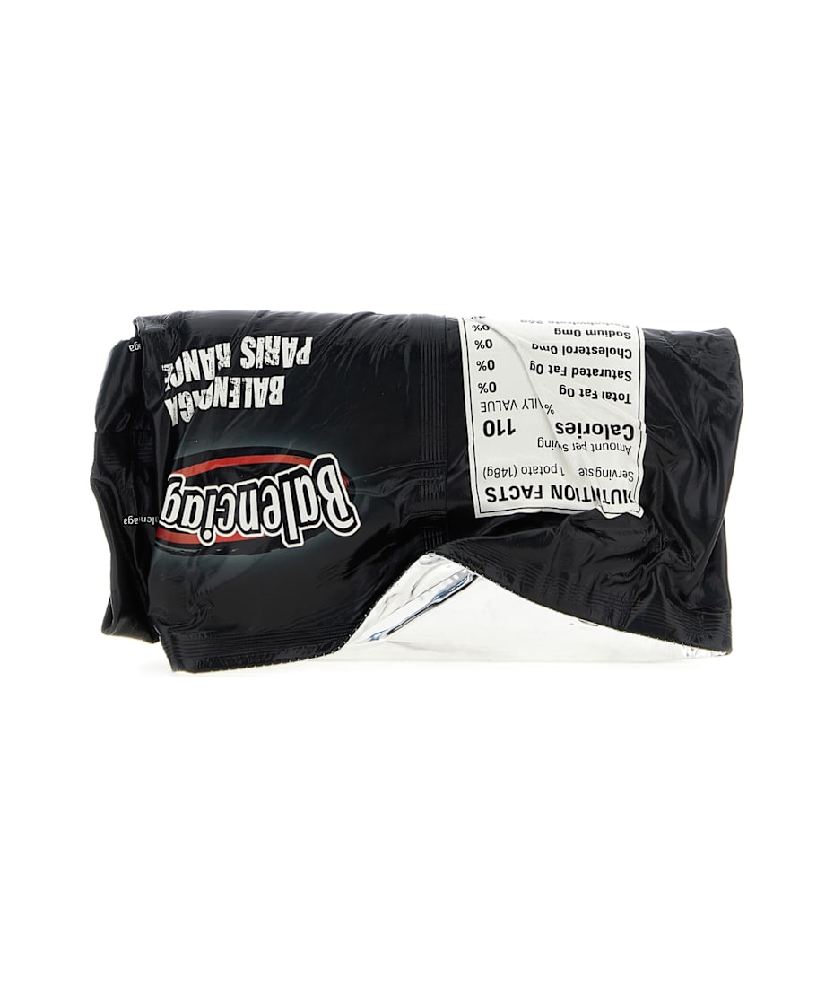 クラッチバッグ BALENCIAGA SS25 'Chips' clutch (8290012ABP3 1000) Balenciaga: Women's Chips Clutch Wallet (Black) | DSML E-SHOP