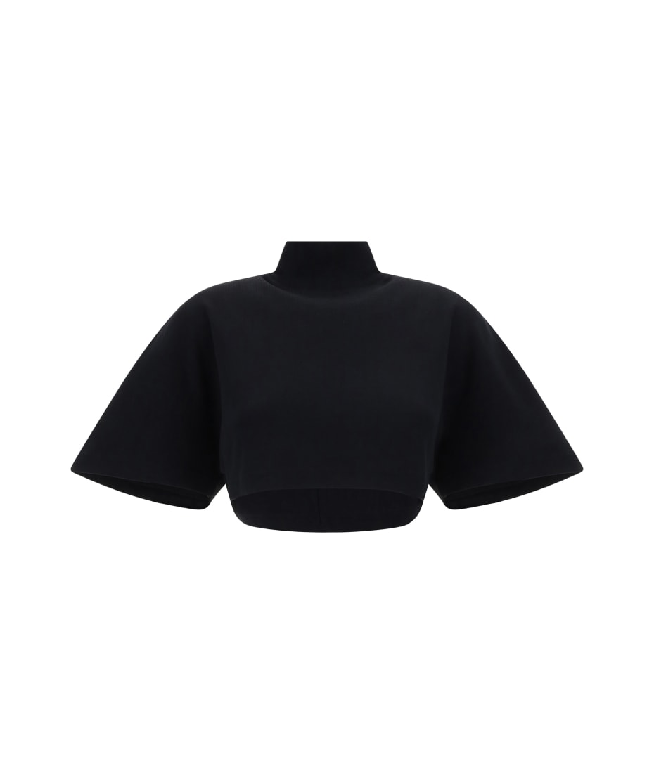 Tシャツ・カットソー Alaia T-shirt with high neck Black Alaïa T-Shirts for Women | NET-A-PORTER