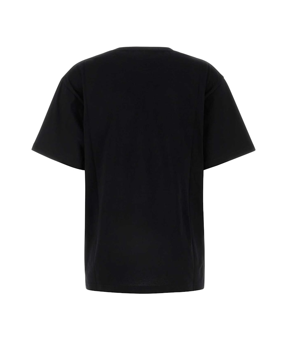 【関税＆送料込み】Valentino Garavani Black Cotton T-Shirt T-shirt Valentino Garavani Black size M International in