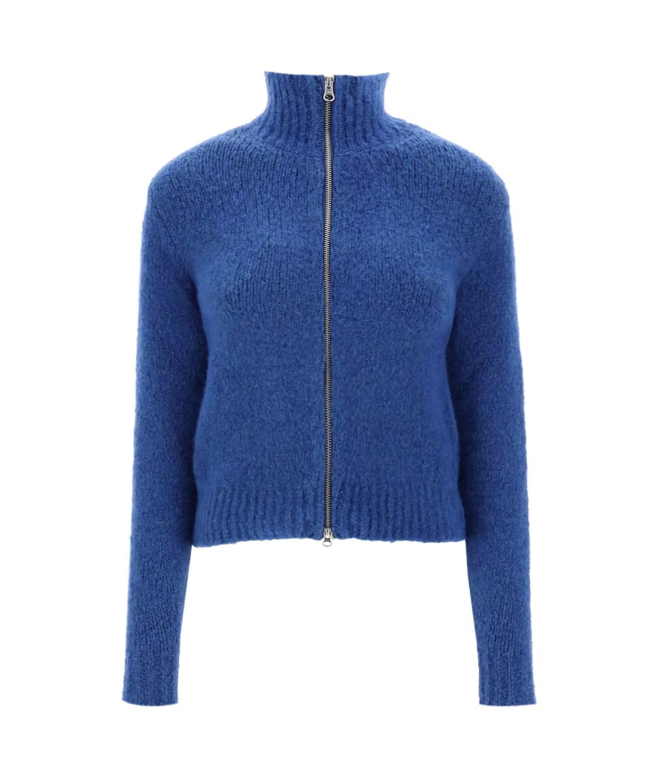 Paloma Wool Stadium Zip-up Cardigan With Numeric Intarsia