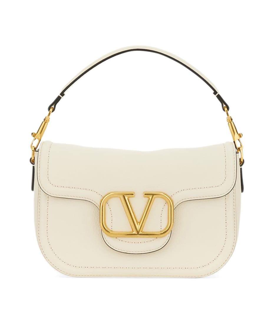 Valentino Garavani VLogo Signature Leather Mini Bag | Black