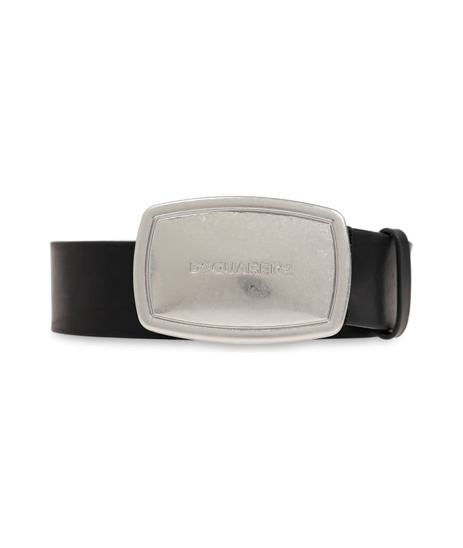 【送料&関税込】Dsquared2 Logo Buckle Leather Belt - Unisex 21504955_51496738_600.jpg