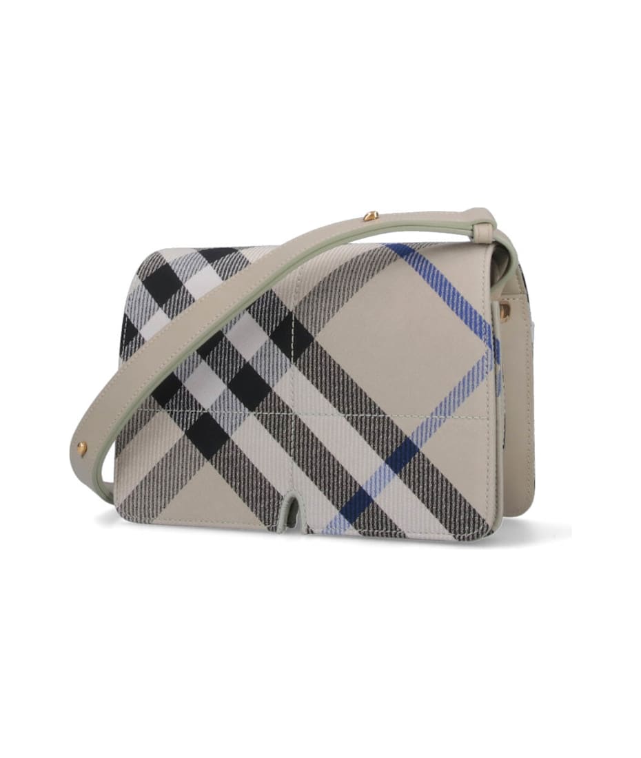 【BURBERRY】SNIP SHOULDER BAG◆8086971153462 Burberry Snip Leather Shoulder Bag | Red | FARFETCH