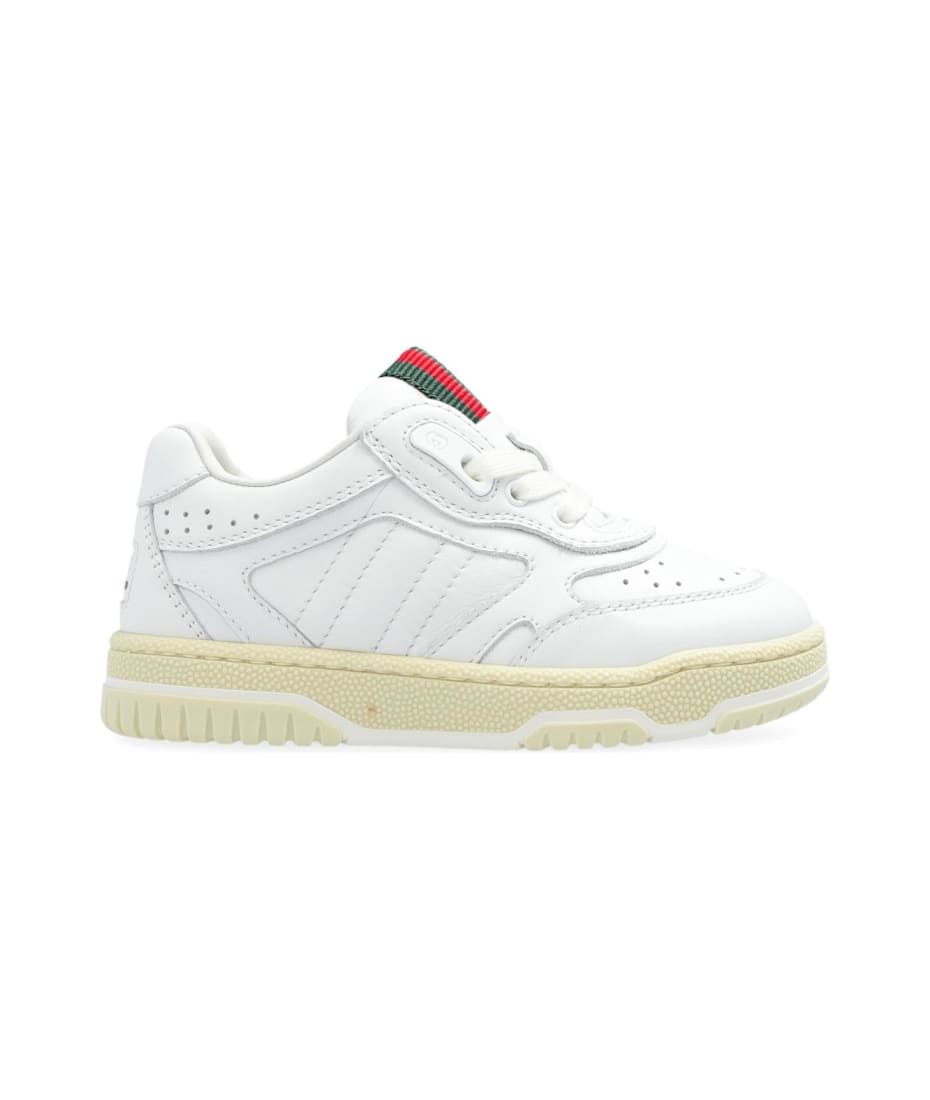 GUCCI スニーカー　33 キッズ　21cmほど ホワイト　ロゴ Amazon | [グッチ] スニーカー 497090-DOPE0 メンズ ホワイト