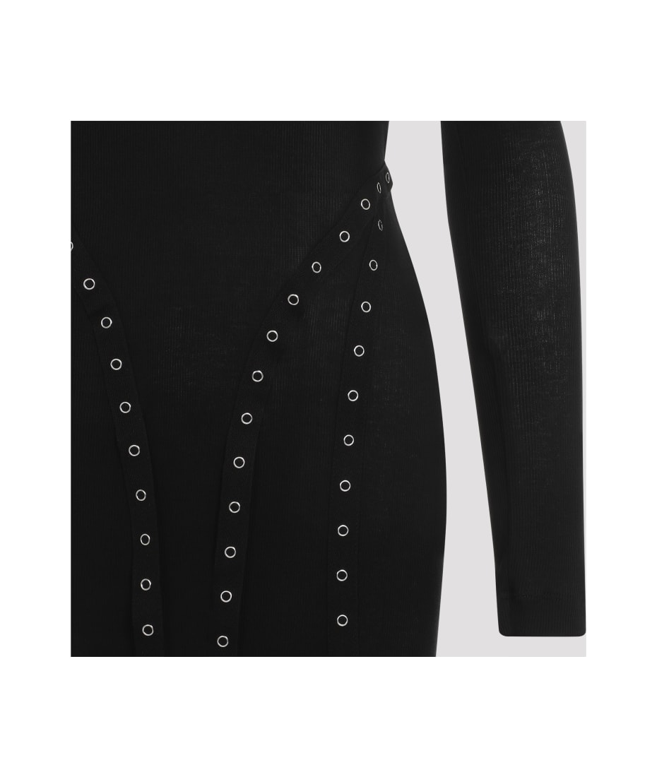 ワンピース SIMONE ROCHA RIBBED MULTI SNAP BIAS CUT DRESS Simone Rocha Ribbed Multi Snap Bias Cut Dress | italist