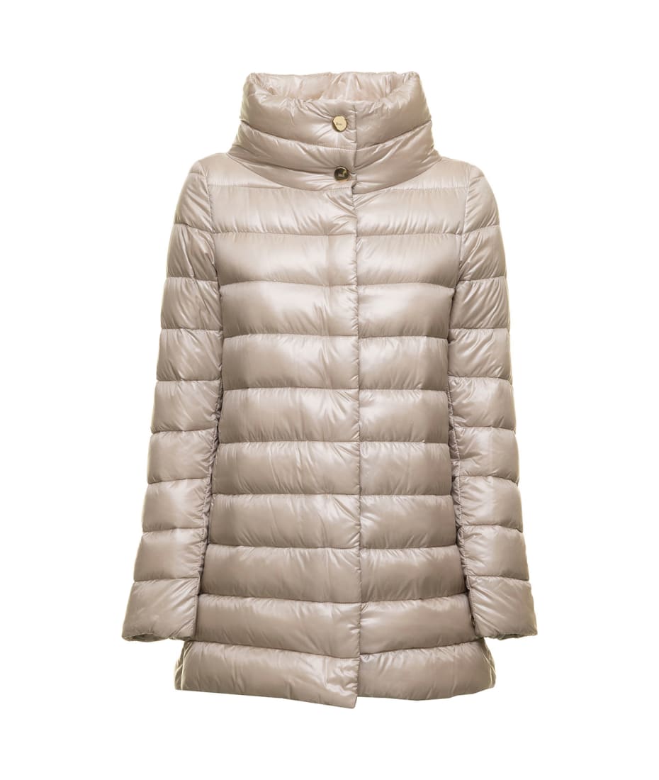 Herno Woman's Amelia Beige Nylon Down Jacket | italist, ALWAYS