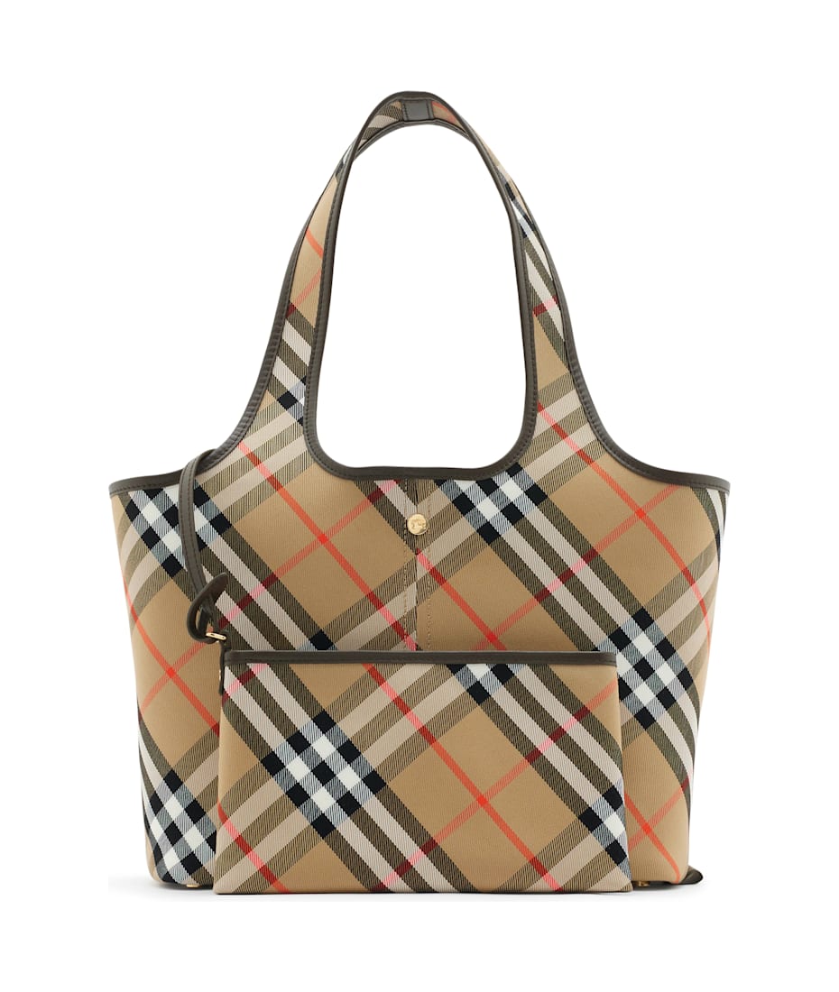 Burberry Small Check Tote | italist