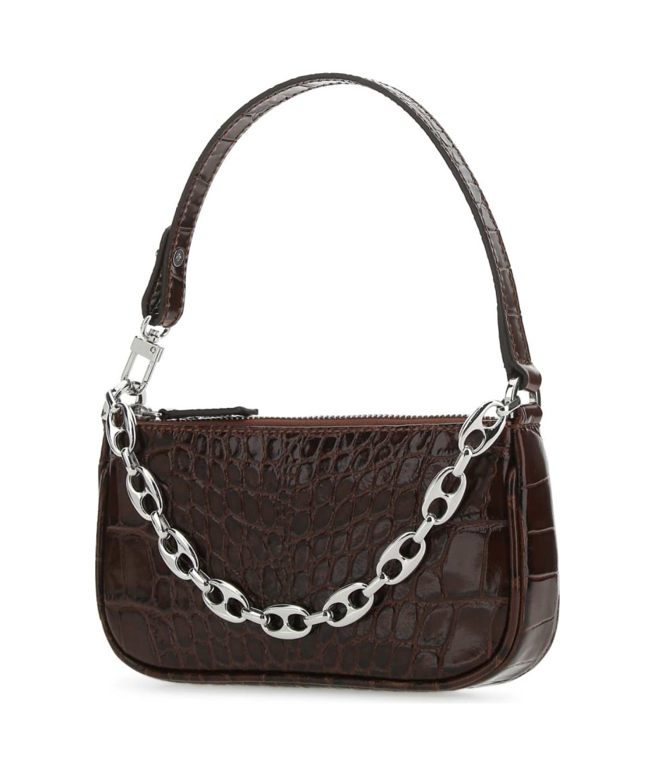トートバッグ BY FAR Chocolate Leather Mini Rachel Handbag BY FAR Chocolate Leather Mini Rachel Handbag | italist