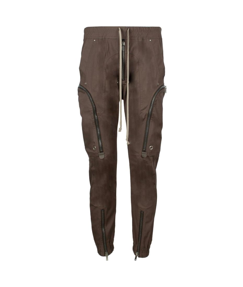 Rick Owens Astaires Cropped Drawstring Trousers | Black