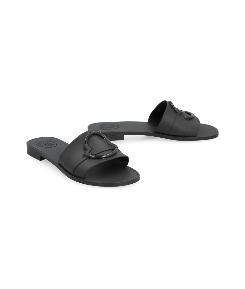 Moncler Mon Rubber Slides | italist