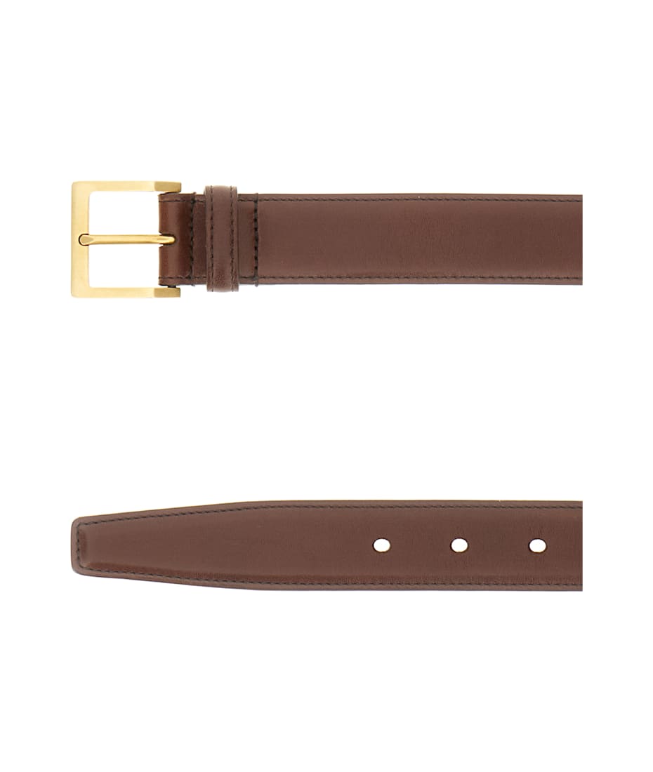 Saint Laurent Brown Leather Belt | italist