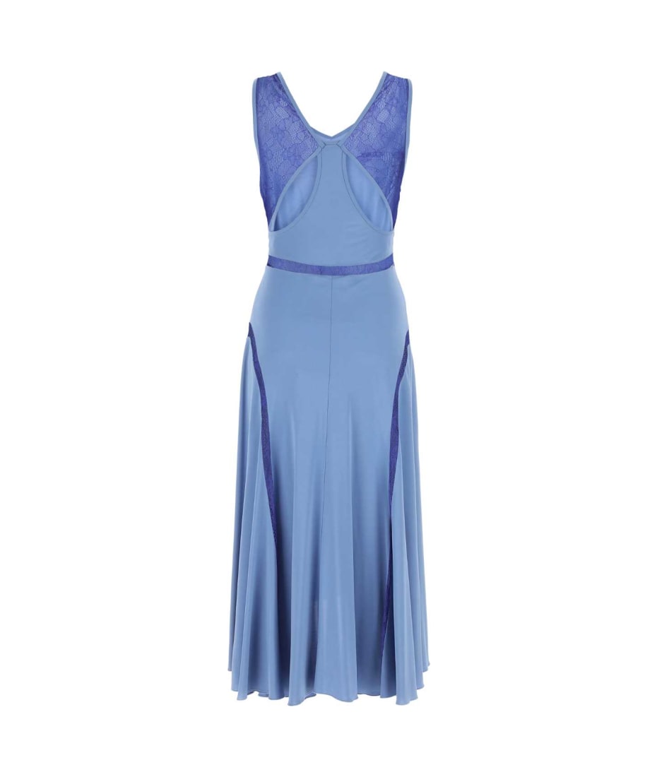 ワンピース KOCHE SS23 Light blue viscose dress (SK1CT0132S24436 473) Koché Light Blue Viscose Dress | italist