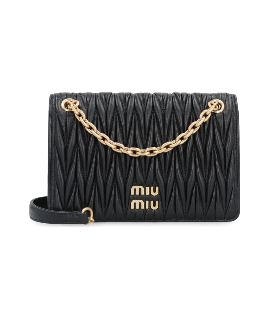 Miu Miu Leather Mini Crossbody Bag | italist
