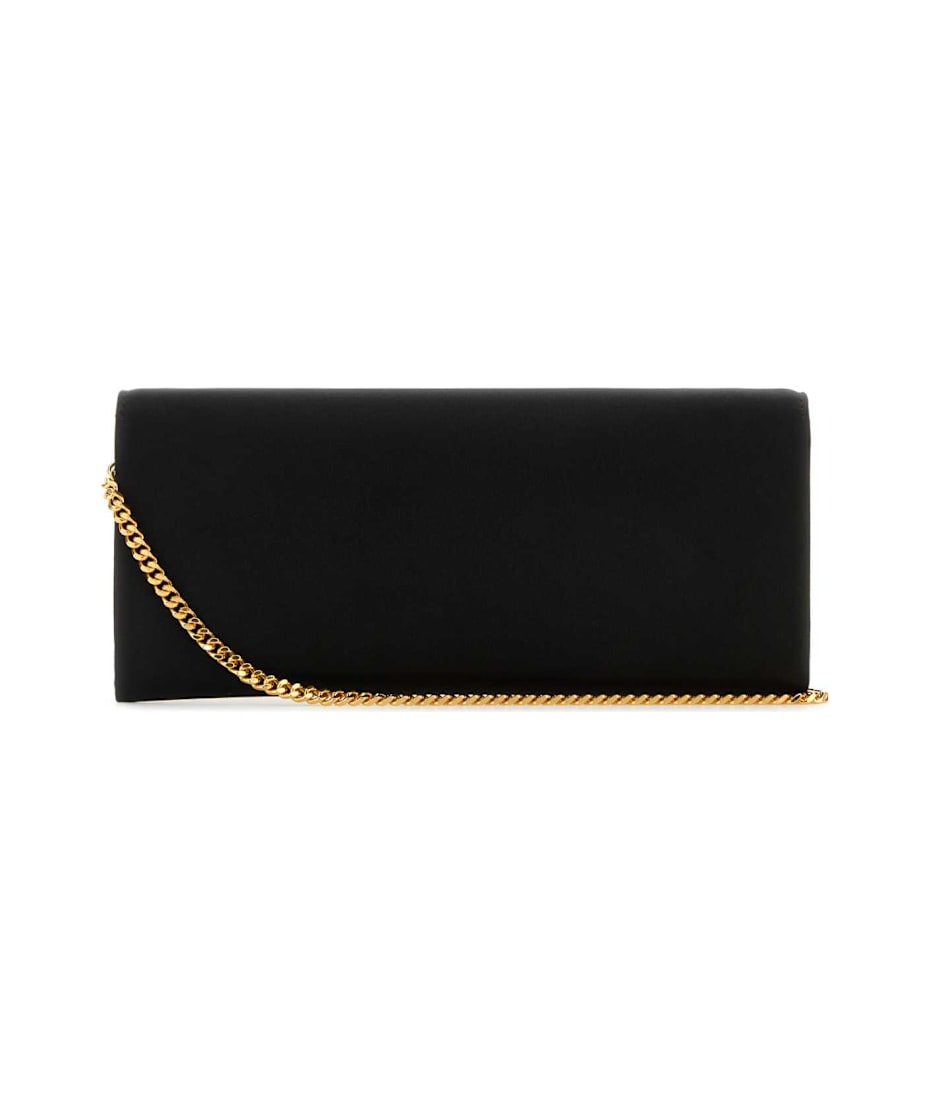 【関税&送料込】Tom Ford Black Satin Clutch Tom Ford - Ava Black Satin Clutch | Mitchell Stores