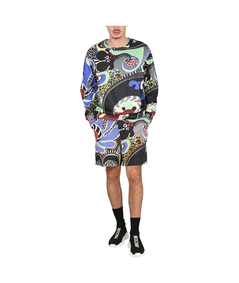 【関税&送料込】Moschino Psychedelic Print Sweatshirt Moschino Psychedelic Print Sweatshirt | italist