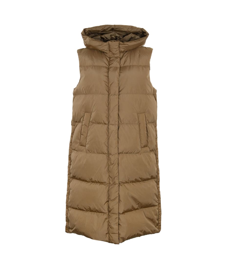 Weekend Max Mara Zimino Long Taffeta Vest | italist, ALWAYS LIKE A