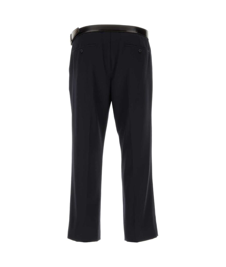 パンツ Prada Midnight blue wool cigarette pant Prada Midnight Blue Wool Cigarette Pant | italist